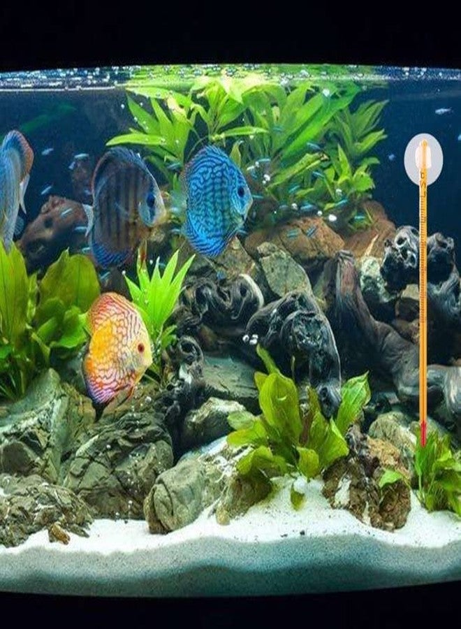 VAYINATO Petzlifeworld Aquarium Thermometer for Fish Tank Pack of 2 (Yellow Pin) - Image 1